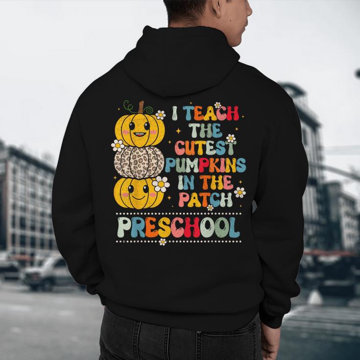 I Teach The Cutest Pumpkins Preschool Teacher Halloween Men's Hoodie Back Print, novelty gifts, funny gifts I Teach The Cutest Pumpkins Preschool Teacher Halloween Men's Hoodie Back Print, novelty gifts, funny gifts