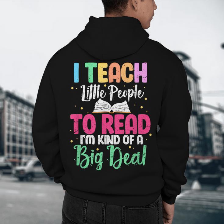 I Teach Little People To Read Reading Teacher For Men Women Girls Kids Men's Hoodie Back Print, novelty gifts, funny gifts I Teach Little People To Read Reading Teacher For Men Women Girls Kids Men's Hoodie Back Print, novelty gifts, funny gifts