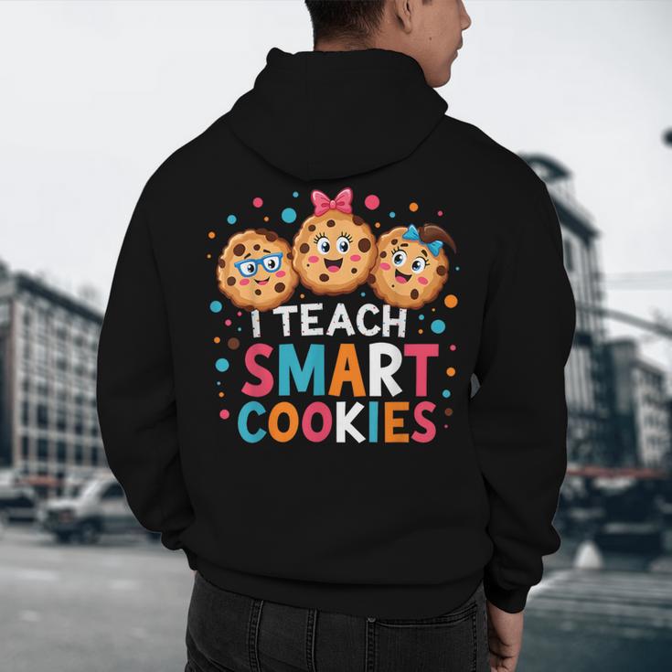 I Teach Smart Cookies Cute Back To School Teacher Men's Hoodie Back Print, novelty gifts, funny gifts I Teach Smart Cookies Cute Back To School Teacher Men's Hoodie Back Print, novelty gifts, funny gifts