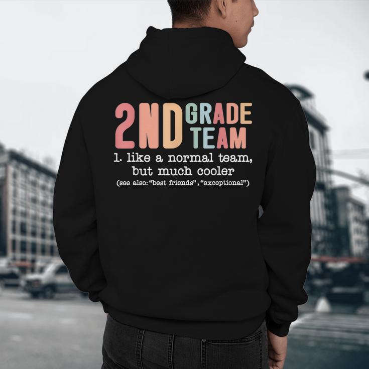 Teacher 2ND Grade Team Like a Normal Team But Much Cooler Men's Hoodie Back Print, novelty gifts, funny gifts Teacher 2ND Grade Team Like a Normal Team But Much Cooler Men's Hoodie Back Print, novelty gifts, funny gifts