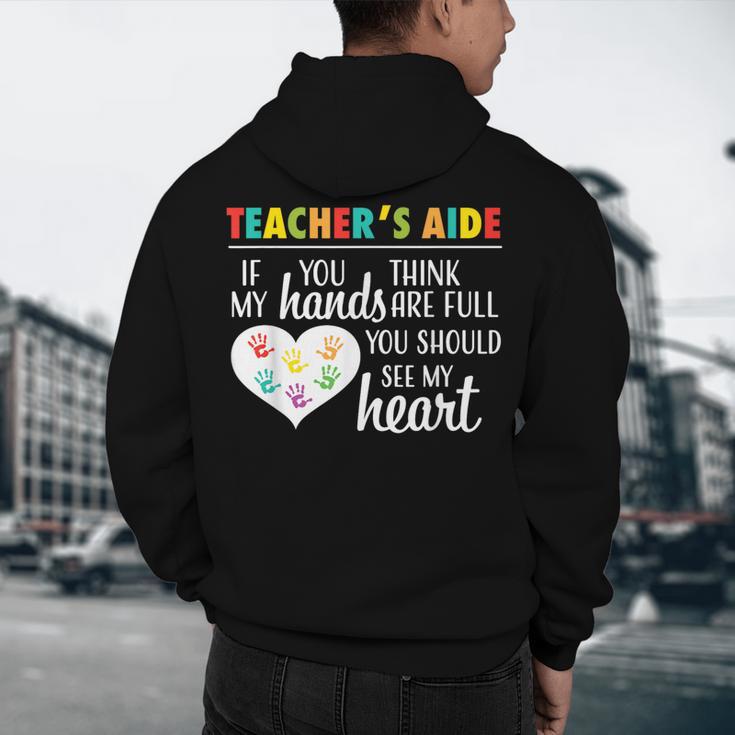 Teacher Aide Appreciation Cute Heart Tee For Women Men's Hoodie Back Print, novelty gifts, funny gifts Teacher Aide Appreciation Cute Heart Tee For Women Men's Hoodie Back Print, novelty gifts, funny gifts