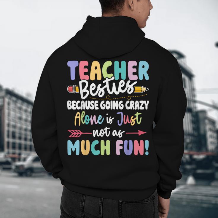 Teacher Besties Matching Teacher Besties Men's Hoodie Back Print, novelty gifts, funny gifts Teacher Besties Matching Teacher Besties Men's Hoodie Back Print, novelty gifts, funny gifts