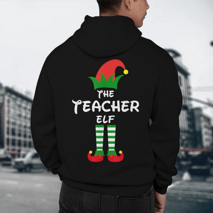 The Teacher Elf Family Matching Group Idea Christmas Men's Hoodie Back Print, novelty gifts, funny gifts The Teacher Elf Family Matching Group Idea Christmas Men's Hoodie Back Print, novelty gifts, funny gifts
