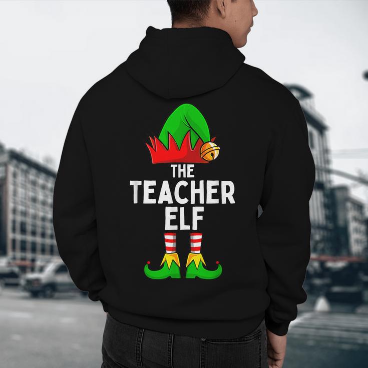 Teacher Elf Matching Family Christmas Women Men Men's Hoodie Back Print, novelty gifts, funny gifts Teacher Elf Matching Family Christmas Women Men Men's Hoodie Back Print, novelty gifts, funny gifts
