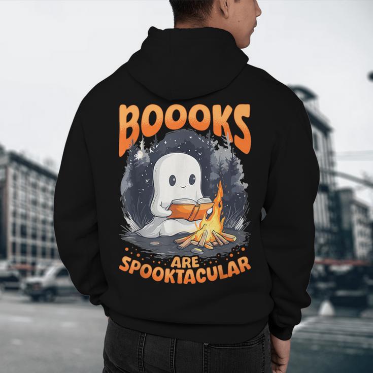 Teacher Halloween Ghost Reading Book Animal Boooks Are Men's Hoodie Back Print, novelty gifts, funny gifts Teacher Halloween Ghost Reading Book Animal Boooks Are Men's Hoodie Back Print, novelty gifts, funny gifts