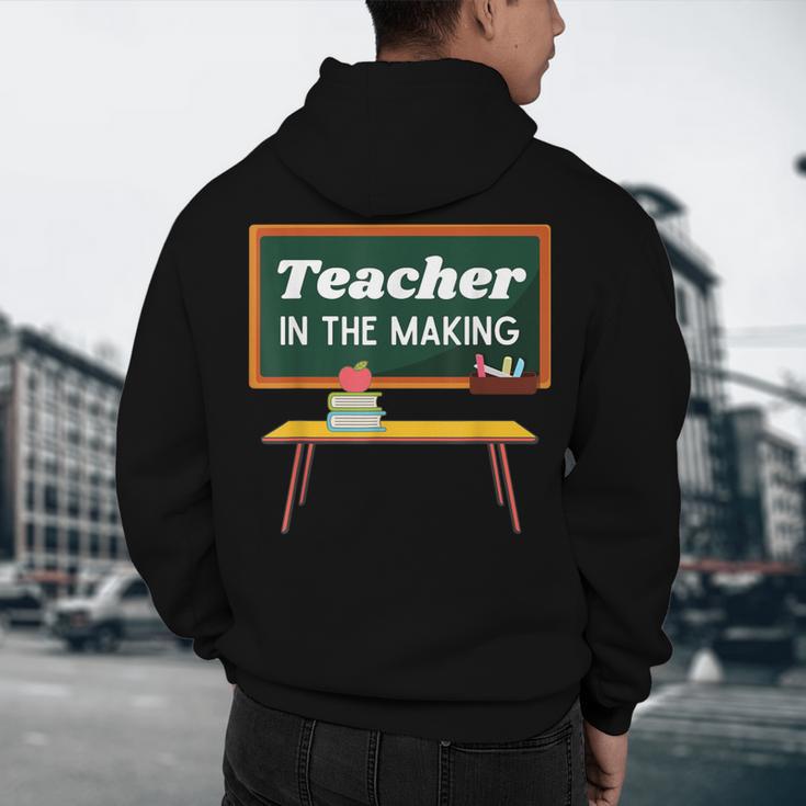Teacher In The Making Future Teacher Kids Back To School Men's Hoodie Back Print, novelty gifts, funny gifts Teacher In The Making Future Teacher Kids Back To School Men's Hoodie Back Print, novelty gifts, funny gifts