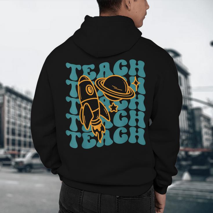 Teacher Outer Space Science Astronomy Planet Saturn Teach Men's Hoodie Back Print, novelty gifts, funny gifts Teacher Outer Space Science Astronomy Planet Saturn Teach Men's Hoodie Back Print, novelty gifts, funny gifts