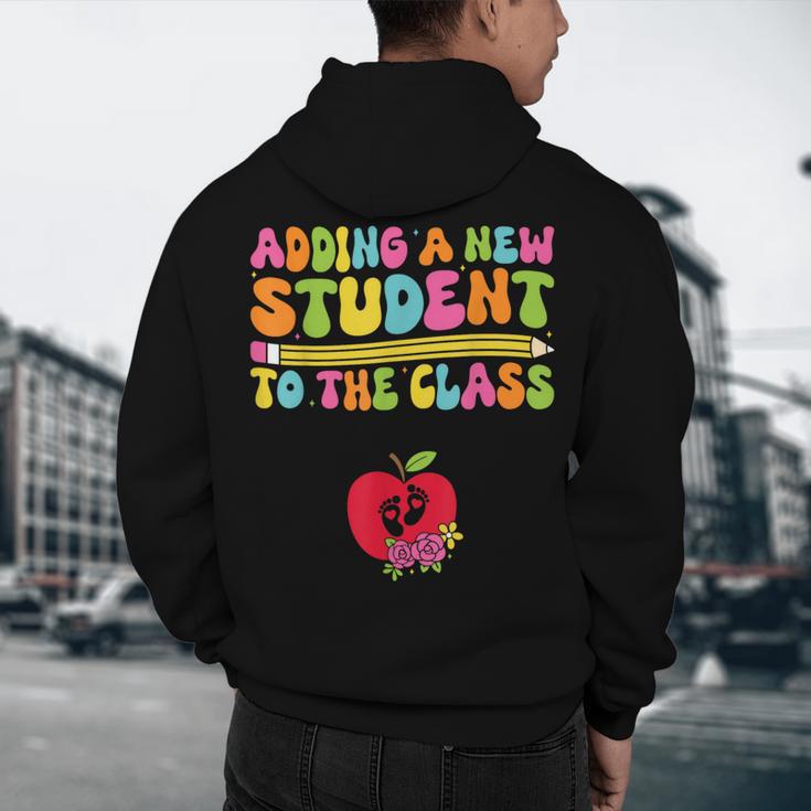 Teacher Pregnancy Announcement Clothing Expecting Teacher X-Small Men's Hoodie Back Print, novelty gifts, funny gifts Teacher Pregnancy Announcement Clothing Expecting Teacher X-Small Men's Hoodie Back Print, novelty gifts, funny gifts
