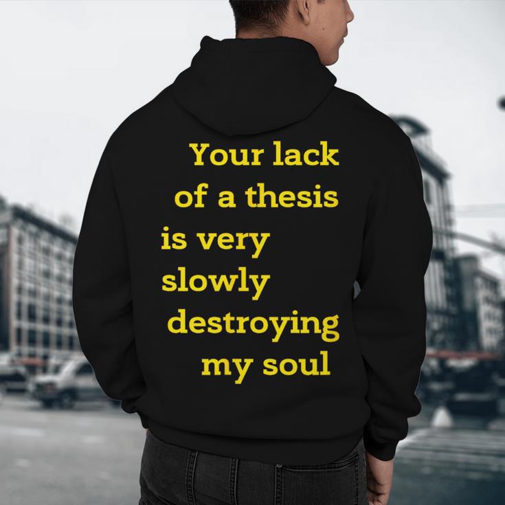 Teacher Or Professor Essay Thesis Writing Joke For Men Women Men's Hoodie Back Print, novelty gifts, funny gifts Teacher Or Professor Essay Thesis Writing Joke For Men Women Men's Hoodie Back Print, novelty gifts, funny gifts