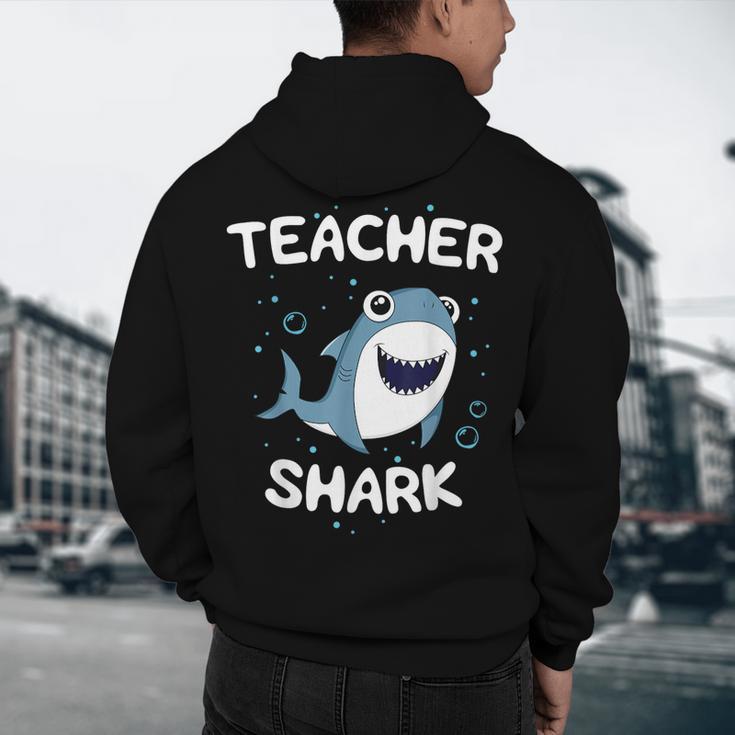 Teacher Shark Teaching Back To School Kindergarten Men's Hoodie Back Print, novelty gifts, funny gifts Teacher Shark Teaching Back To School Kindergarten Men's Hoodie Back Print, novelty gifts, funny gifts