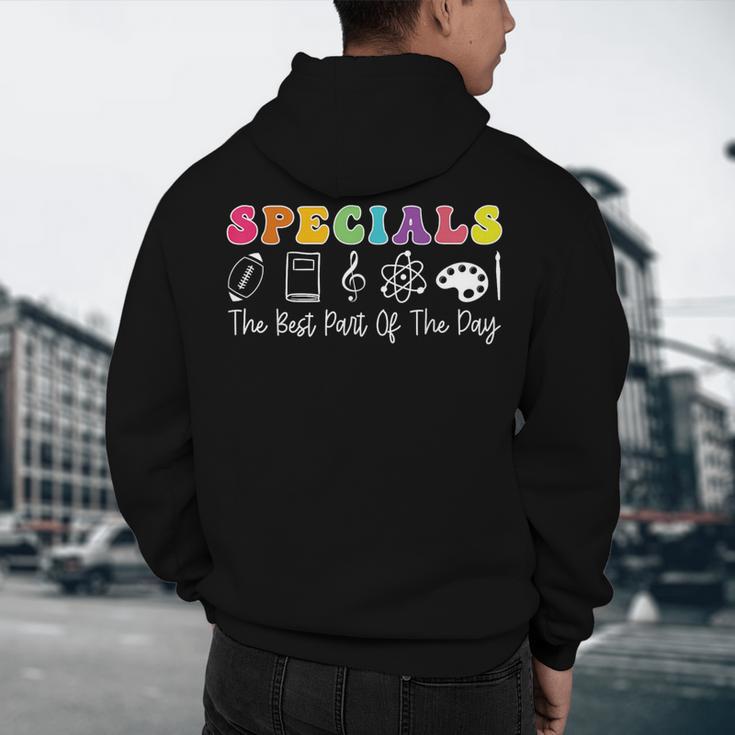 Teacher Specials The Best Part Of The Day Specials Squad Men's Hoodie Back Print, novelty gifts, funny gifts