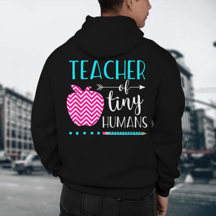 Teacher Of Tiny Humans Preschool Pre K Kindergarten Teacher Men's Hoodie Back Print, novelty gifts, funny gifts Teacher Of Tiny Humans Preschool Pre K Kindergarten Teacher Men's Hoodie Back Print, novelty gifts, funny gifts