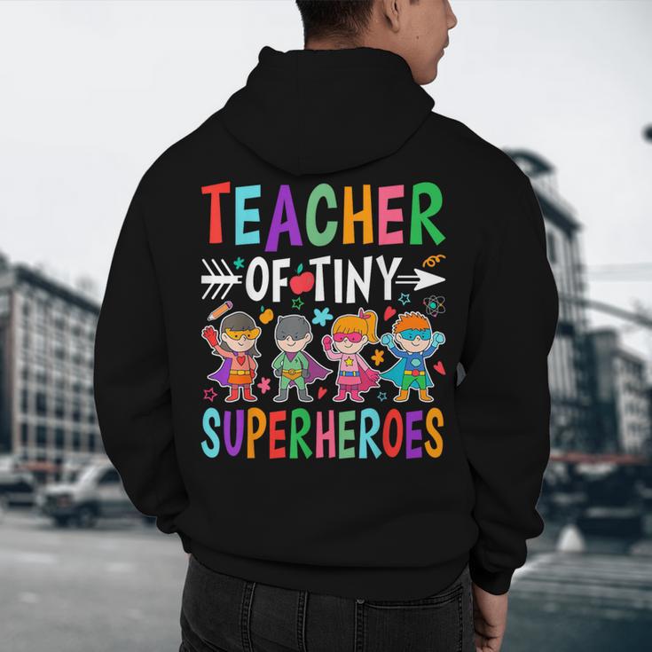 Teacher Of Tiny Superheroes Men's Hoodie Back Print, novelty gifts, funny gifts Teacher Of Tiny Superheroes Men's Hoodie Back Print, novelty gifts, funny gifts