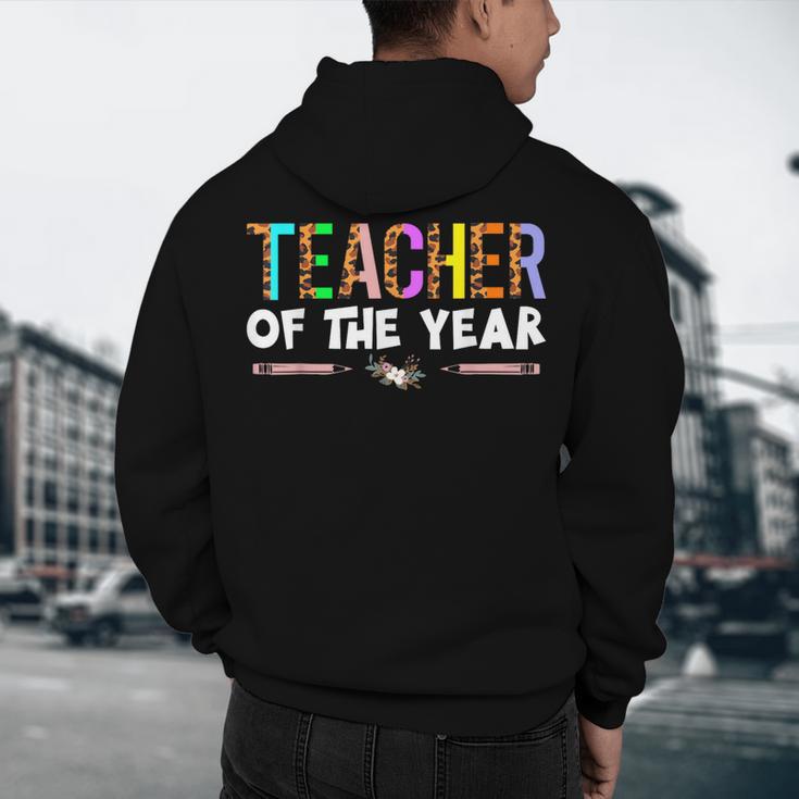 Teacher Of The Year Party Teacher Appreciation Men's Hoodie Back Print, novelty gifts, funny gifts Teacher Of The Year Party Teacher Appreciation Men's Hoodie Back Print, novelty gifts, funny gifts