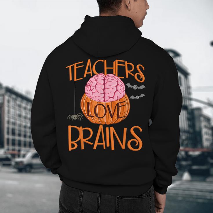 Teachers Love Brains Halloween T-Shirt For Men Women Men's Hoodie Back Print, novelty gifts, funny gifts Teachers Love Brains Halloween T-Shirt For Men Women Men's Hoodie Back Print, novelty gifts, funny gifts