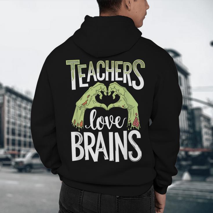 Teachers Love Zombie Teacher Halloween Fun Men's Hoodie Back Print, novelty gifts, funny gifts Teachers Love Zombie Teacher Halloween Fun Men's Hoodie Back Print, novelty gifts, funny gifts
