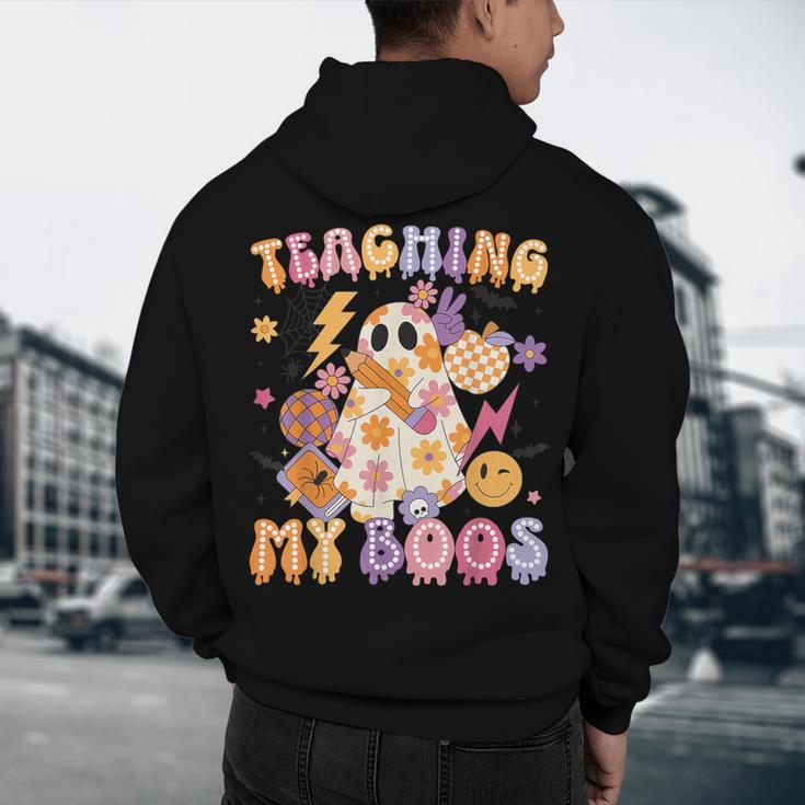 Teaching My Boos Ghost Halloween Costumes Teacher Men Women Men's Hoodie Back Print, novelty gifts, funny gifts Teaching My Boos Ghost Halloween Costumes Teacher Men Women Men's Hoodie Back Print, novelty gifts, funny gifts