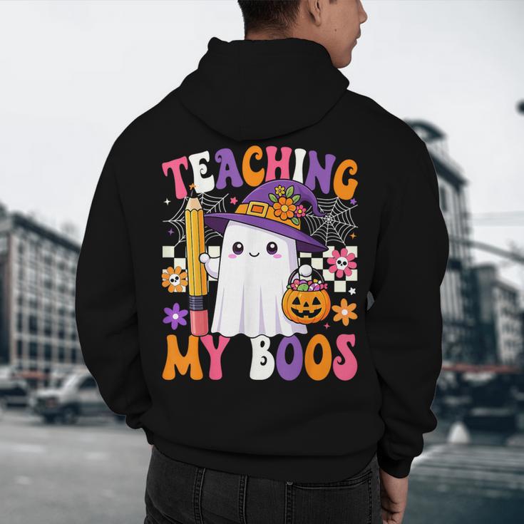 Teaching My Boos Ghost Teacher Cute Pencil Halloween Teacher Men's Hoodie Back Print, novelty gifts, funny gifts Teaching My Boos Ghost Teacher Cute Pencil Halloween Teacher Men's Hoodie Back Print, novelty gifts, funny gifts