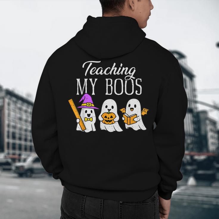 Teaching My Boos Ghost Teacher Halloween Spooky Educator Men's Hoodie Back Print, novelty gifts, funny gifts Teaching My Boos Ghost Teacher Halloween Spooky Educator Men's Hoodie Back Print, novelty gifts, funny gifts