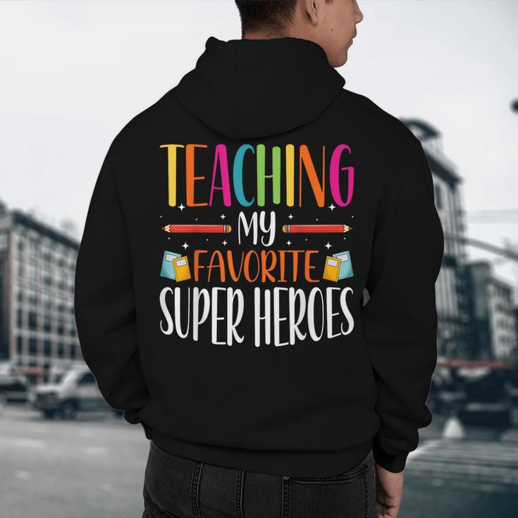 Teaching My Favorite Superheros Men Women SPED Teacher Men's Hoodie Back Print, novelty gifts, funny gifts Teaching My Favorite Superheros Men Women SPED Teacher Men's Hoodie Back Print, novelty gifts, funny gifts