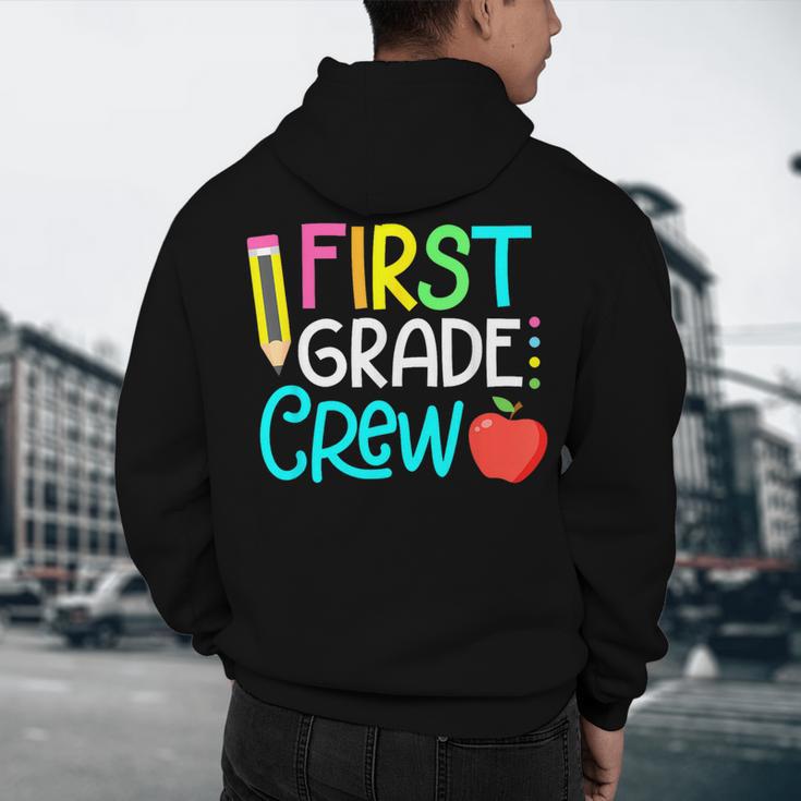 Team 1st Grade Crew Back To School 1st Grade Teacher Kids Men's Hoodie Back Print, novelty gifts, funny gifts Team 1st Grade Crew Back To School 1st Grade Teacher Kids Men's Hoodie Back Print, novelty gifts, funny gifts