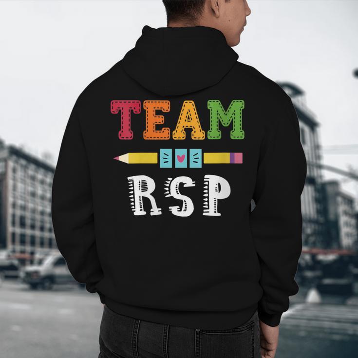 Team RSP RSP Teacher Kindergarten Teacher Men's Hoodie Back Print, novelty gifts, funny gifts Team RSP RSP Teacher Kindergarten Teacher Men's Hoodie Back Print, novelty gifts, funny gifts