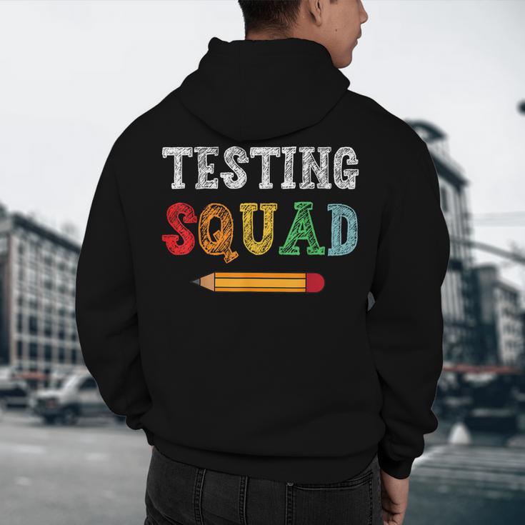 Testing Squad Costume Test Day Teacher Student School Men's Hoodie Back Print, novelty gifts, funny gifts Testing Squad Costume Test Day Teacher Student School Men's Hoodie Back Print, novelty gifts, funny gifts
