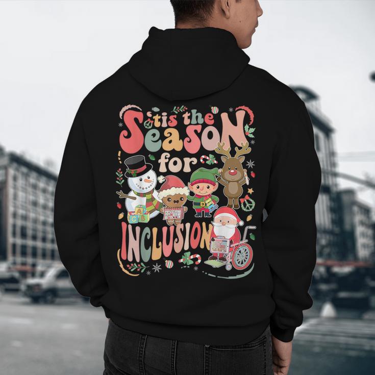 Tis The Season For Inclusion Christmas Sped Teacher Men's Hoodie Back Print, novelty gifts, funny gifts Tis The Season For Inclusion Christmas Sped Teacher Men's Hoodie Back Print, novelty gifts, funny gifts