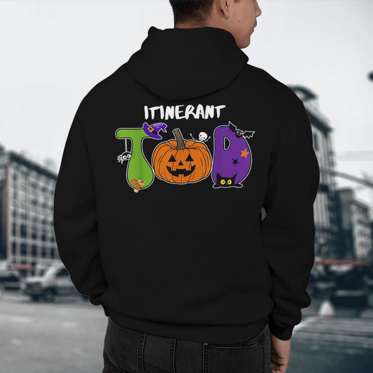 TOD Itinerant Teacher Of The Deaf Halloween ASL Interpreters Men's Hoodie Back Print, novelty gifts, funny gifts TOD Itinerant Teacher Of The Deaf Halloween ASL Interpreters Men's Hoodie Back Print, novelty gifts, funny gifts