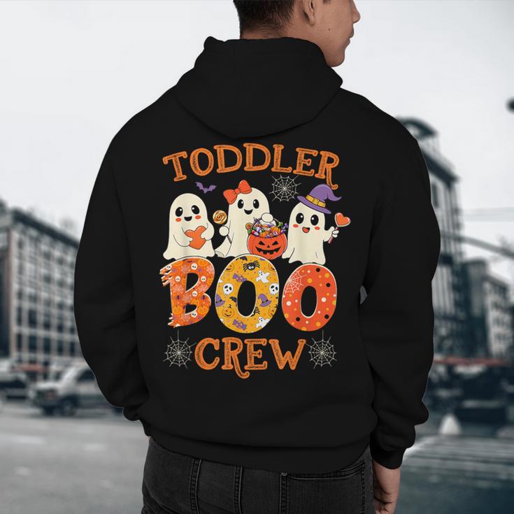 Toddler Boo Crew Halloween Costume For Teacher Kids Men's Hoodie Back Print, novelty gifts, funny gifts