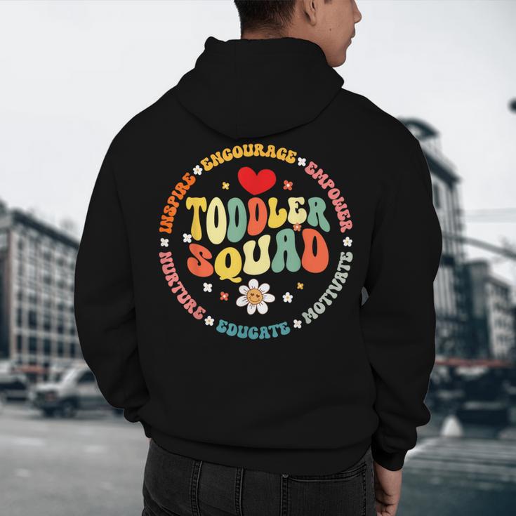 Toddler Squad Pre-K Teacher Pre School Back To School Men's Hoodie Back Print, novelty gifts, funny gifts Toddler Squad Pre-K Teacher Pre School Back To School Men's Hoodie Back Print, novelty gifts, funny gifts