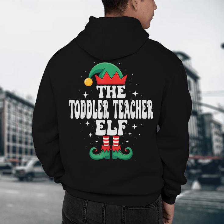 The Toddler Teacher Elf Christmas Matching Family Men's Hoodie Back Print, novelty gifts, funny gifts The Toddler Teacher Elf Christmas Matching Family Men's Hoodie Back Print, novelty gifts, funny gifts