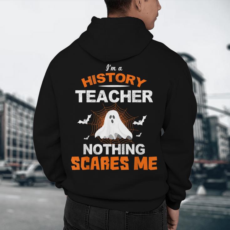 History Teacher School Shirt Halloween Educator Men Women Kids Men's Hoodie Back Print, novelty gifts, funny gifts
