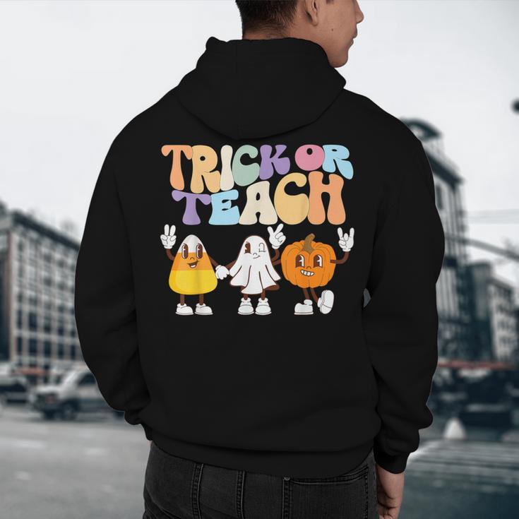 Trick Or Teach Cute Halloween Teacher Men's Hoodie Back Print, novelty gifts, funny gifts Trick Or Teach Cute Halloween Teacher Men's Hoodie Back Print, novelty gifts, funny gifts