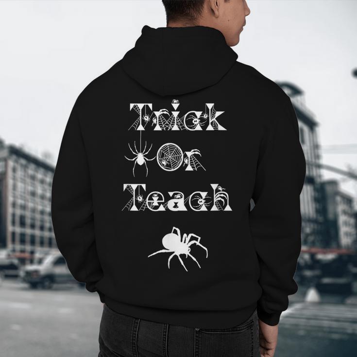 Trick Or Teach Halloween Teacher Shirt Teaching Spider Tee For Men Women Kids Men's Hoodie Back Print, novelty gifts, funny gifts Trick Or Teach Halloween Teacher Shirt Teaching Spider Tee For Men Women Kids Men's Hoodie Back Print, novelty gifts, funny gifts