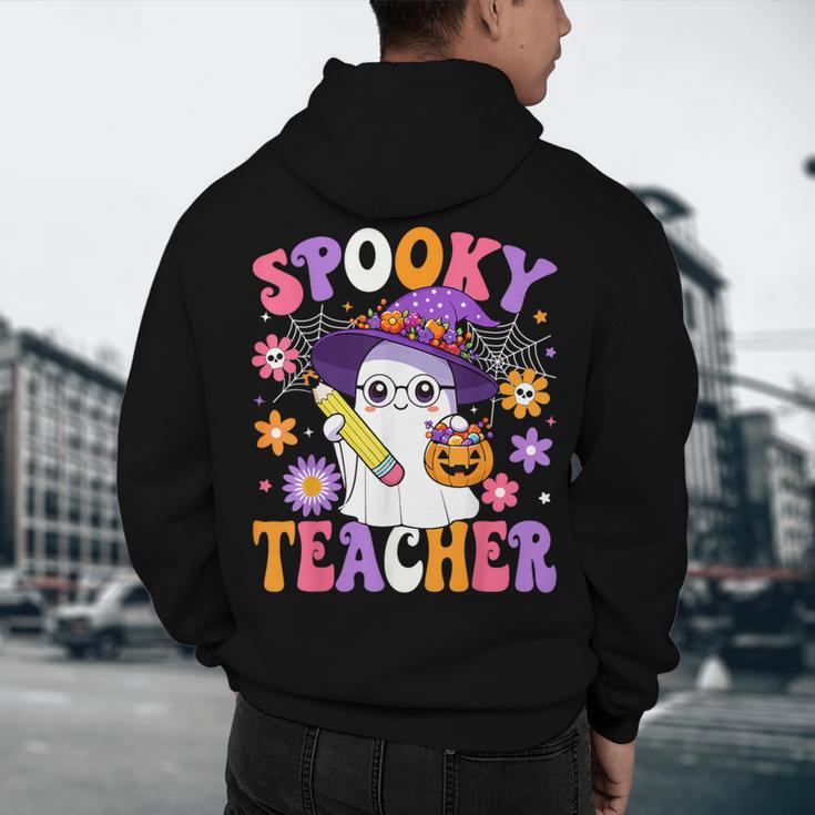 Trick Or Teach Spooky Teacher Ghost Halloween Teacher Men's Hoodie Back Print, novelty gifts, funny gifts Trick Or Teach Spooky Teacher Ghost Halloween Teacher Men's Hoodie Back Print, novelty gifts, funny gifts