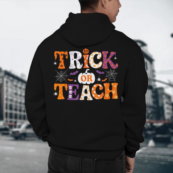 Trick Or Teach Teacher Halloween Costume Men Women Men's Hoodie Back Print, novelty gifts, funny gifts Trick Or Teach Teacher Halloween Costume Men Women Men's Hoodie Back Print, novelty gifts, funny gifts
