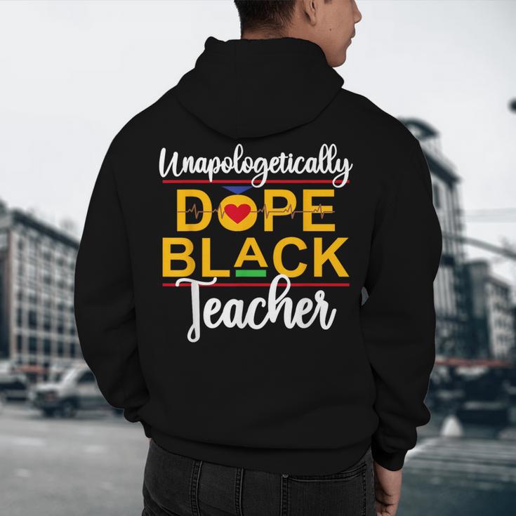 Unapologetic Dope Teacher African American Melanin Men's Hoodie Back Print, novelty gifts, funny gifts Unapologetic Dope Teacher African American Melanin Men's Hoodie Back Print, novelty gifts, funny gifts