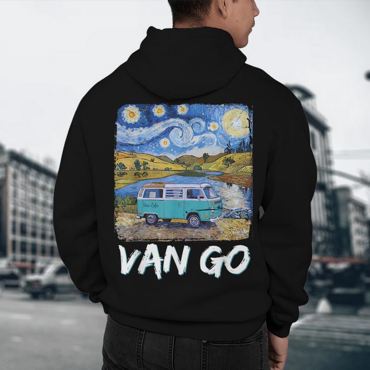 Van Go Retro Vanlife Art Teacher Men's Hoodie Back Print, novelty gifts, funny gifts Van Go Retro Vanlife Art Teacher Men's Hoodie Back Print, novelty gifts, funny gifts