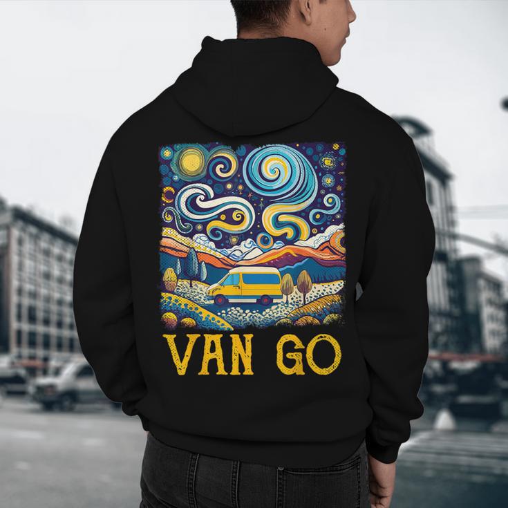 Van Go Vanlife Accessories Artist Art Teacher Men's Hoodie Back Print, novelty gifts, funny gifts