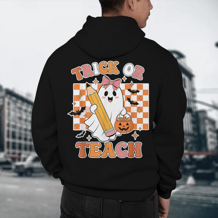 Vintage Teacher Shirt Women Trick Or Teach Halloween Men's Hoodie Back Print, novelty gifts, funny gifts Vintage Teacher Shirt Women Trick Or Teach Halloween Men's Hoodie Back Print, novelty gifts, funny gifts