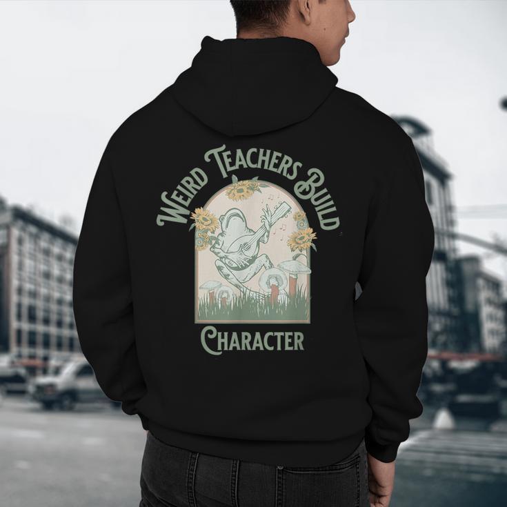Weird Teachers Build Character- Teacher's Day Men's Hoodie Back Print, novelty gifts, funny gifts Weird Teachers Build Character- Teacher's Day Men's Hoodie Back Print, novelty gifts, funny gifts