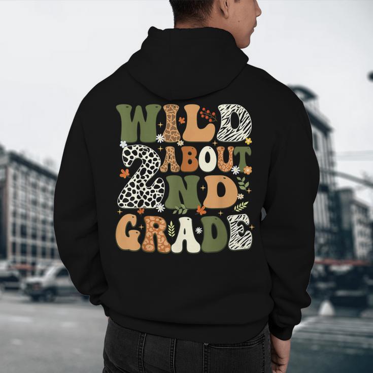Wild About 2nd Grade Teacher Student First Day Of School Men's Hoodie Back Print, novelty gifts, funny gifts Wild About 2nd Grade Teacher Student First Day Of School Men's Hoodie Back Print, novelty gifts, funny gifts