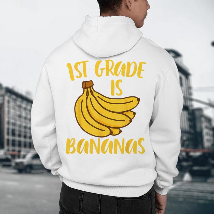 1st Grade Is Bananas Teacher Teaching Back To School Men's Hoodie Back Print, novelty gifts, funny gifts 1st Grade Is Bananas Teacher Teaching Back To School Men's Hoodie Back Print, novelty gifts, funny gifts