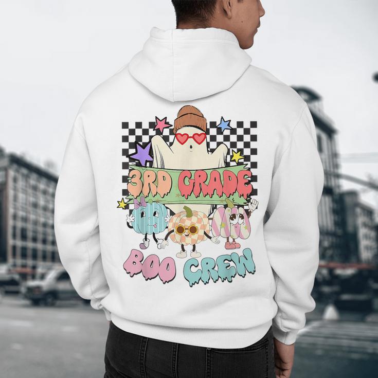 3rd Grade Boo Crew Third Grade Halloween Costume Teacher Kid Men's Hoodie Back Print, novelty gifts, funny gifts