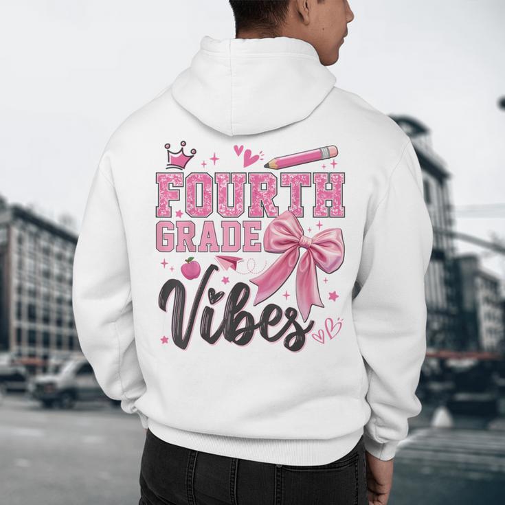 4th Fourth Grade Vibes Back To School Coquette Teacher Girl Men's Hoodie Back Print, novelty gifts, funny gifts 4th Fourth Grade Vibes Back To School Coquette Teacher Girl Men's Hoodie Back Print, novelty gifts, funny gifts