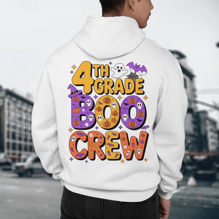 4th Grade Boo Crew Ghost Halloween Teacher Costume Men's Hoodie Back Print, novelty gifts, funny gifts 4th Grade Boo Crew Ghost Halloween Teacher Costume Men's Hoodie Back Print, novelty gifts, funny gifts