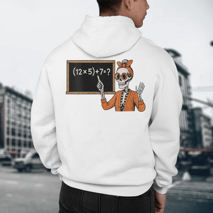 67 Teacher Halloween Skeleton Six Seven Meme Brainrot Math Men's Hoodie Back Print, novelty gifts, funny gifts 67 Teacher Halloween Skeleton Six Seven Meme Brainrot Math Men's Hoodie Back Print, novelty gifts, funny gifts
