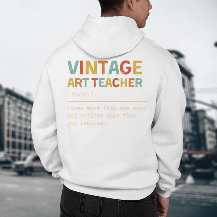 Art Teacher Definition Back To School First Day Men's Hoodie Back Print, novelty gifts, funny gifts Art Teacher Definition Back To School First Day Men's Hoodie Back Print, novelty gifts, funny gifts