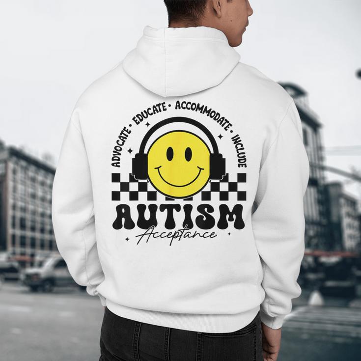 Autism Awareness Acceptance Special Education Teacher Kids Men's Hoodie Back Print, novelty gifts, funny gifts